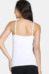 Zivame Knit Cotton Camisole - Lucent White — thumbnail 3